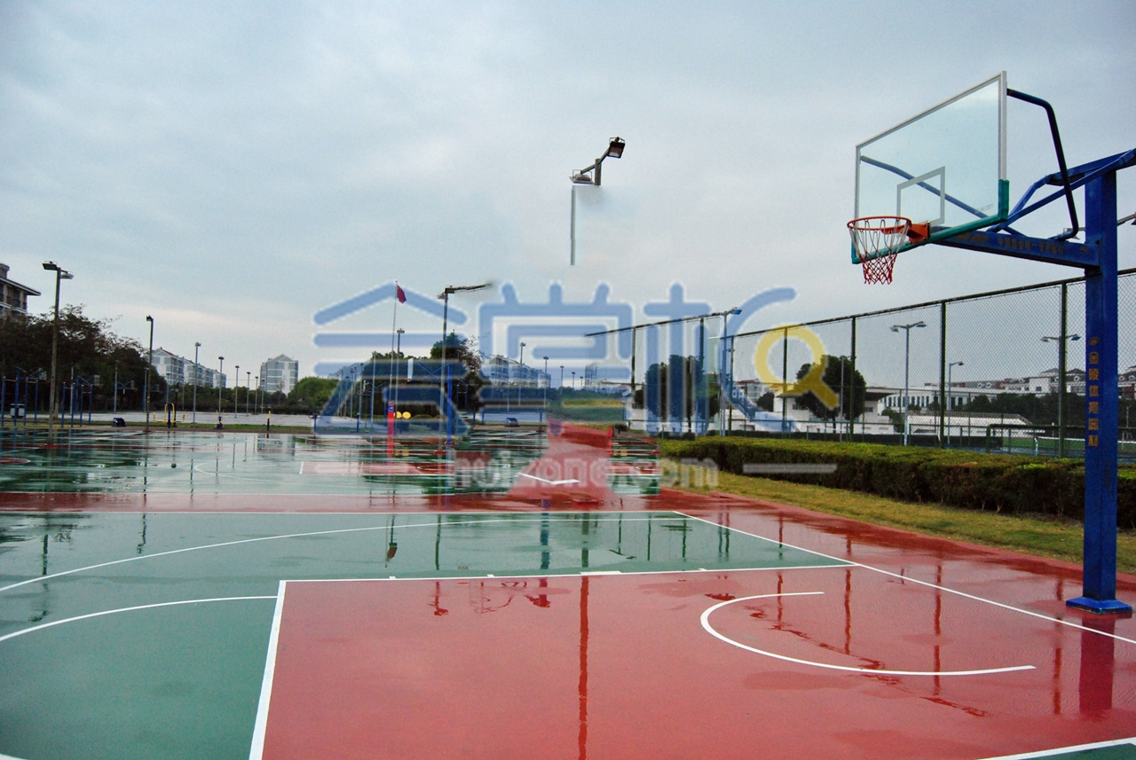 上海松江职校篮球场