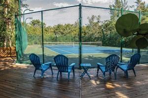 Professional Tennis Court with Seating