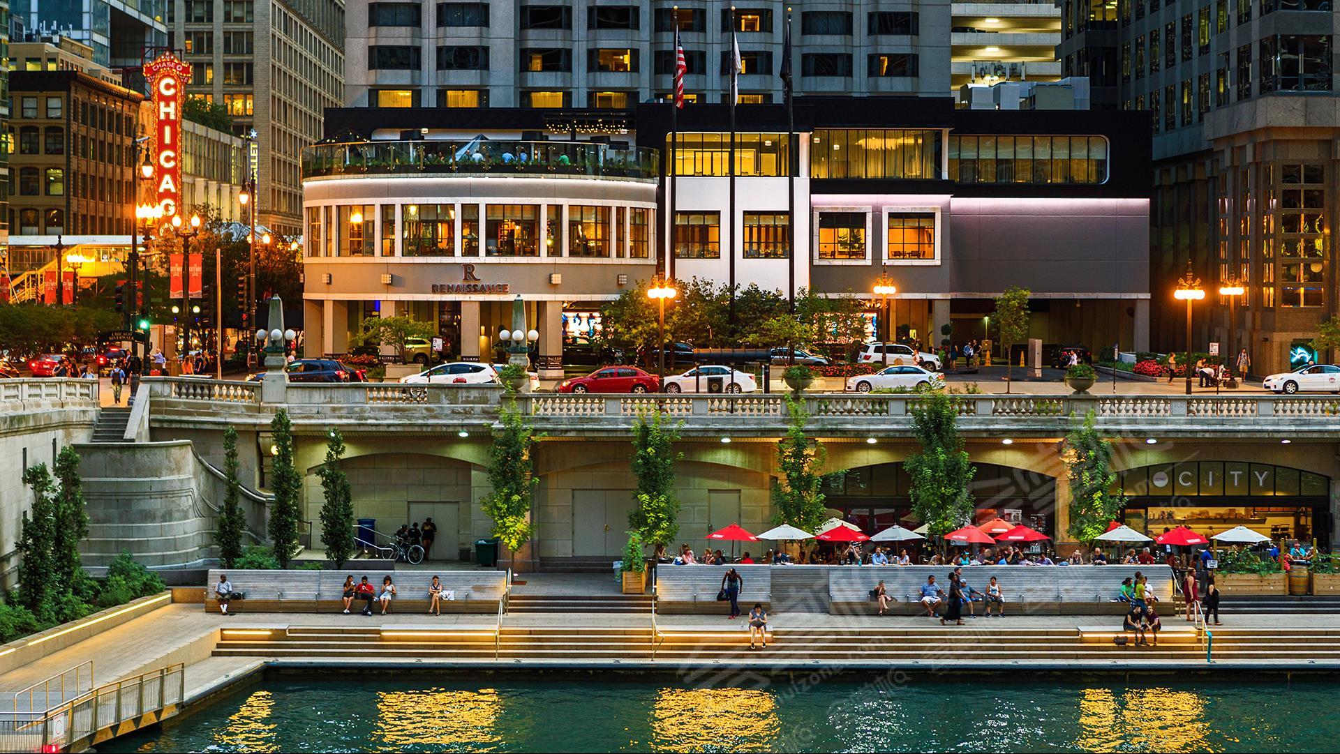 企业家偏爱的芝加哥100人会议室,推荐给你：Renaissance Chicago Downtown Hotel
