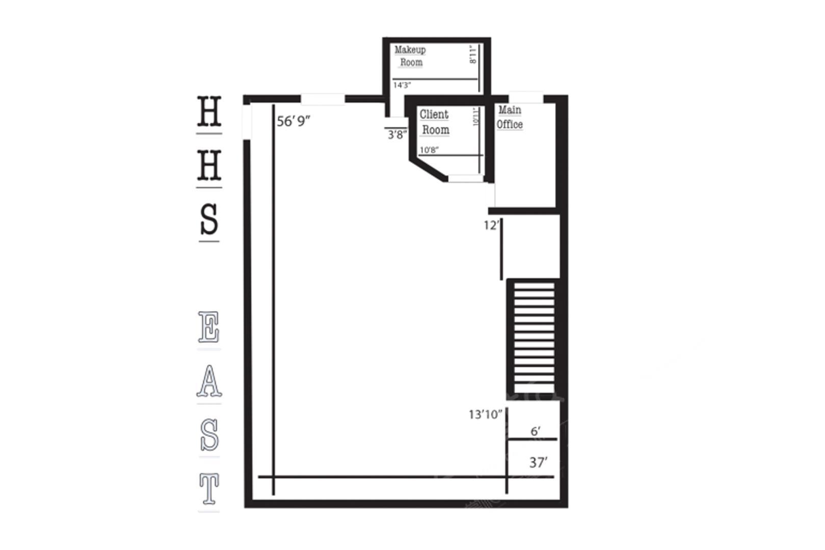 Loft-Style Studio - HHS - EAST