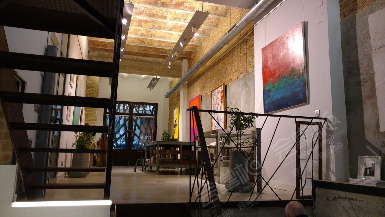 Industrial chic workspace and gallery