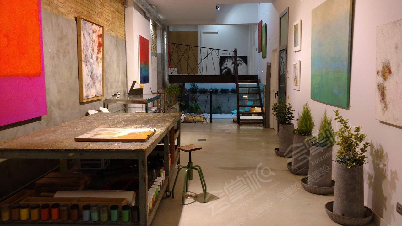 Industrial chic workspace and gallery