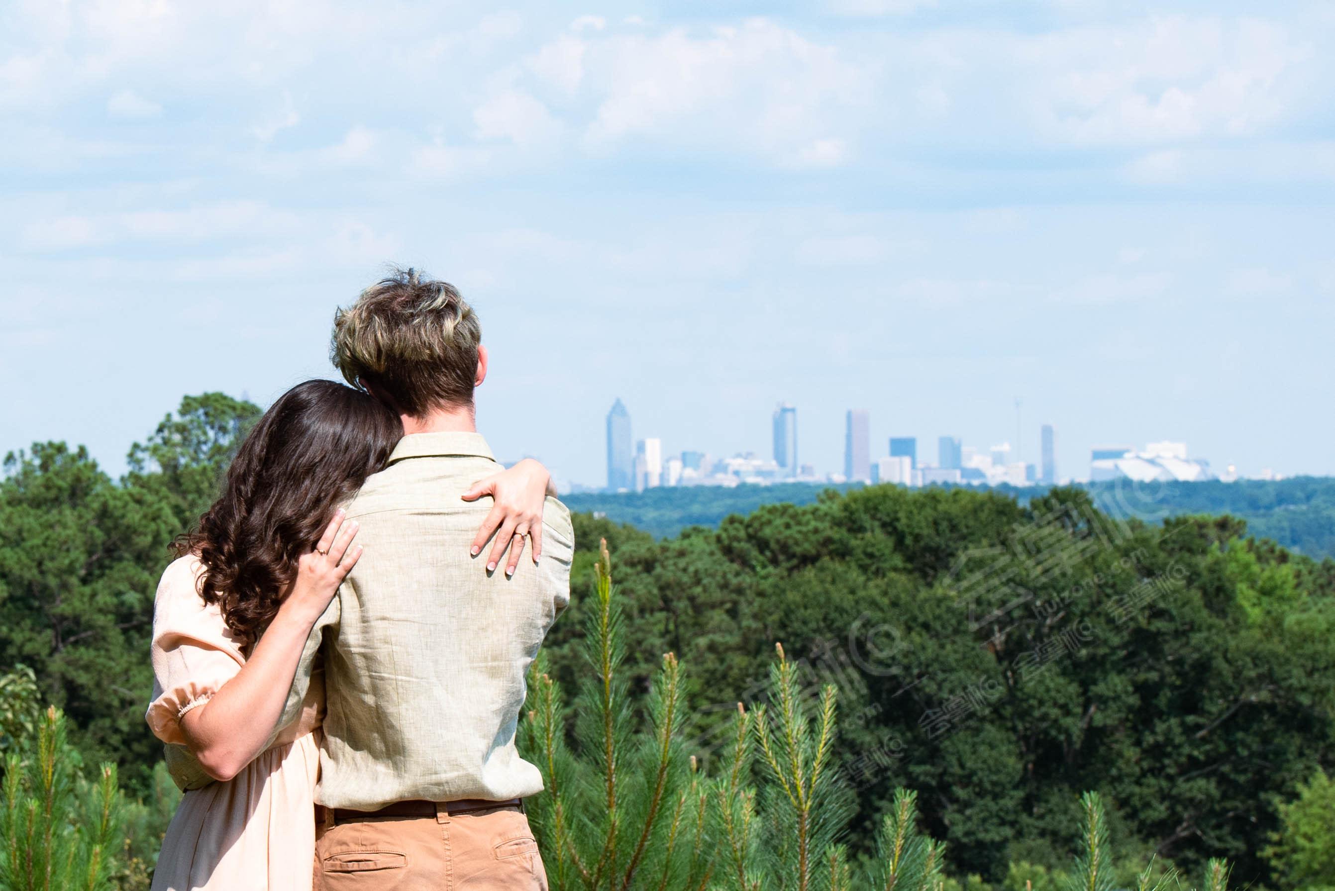 Hidden Enchanted Forest with Panoramic Views of Atlanta Skyline View