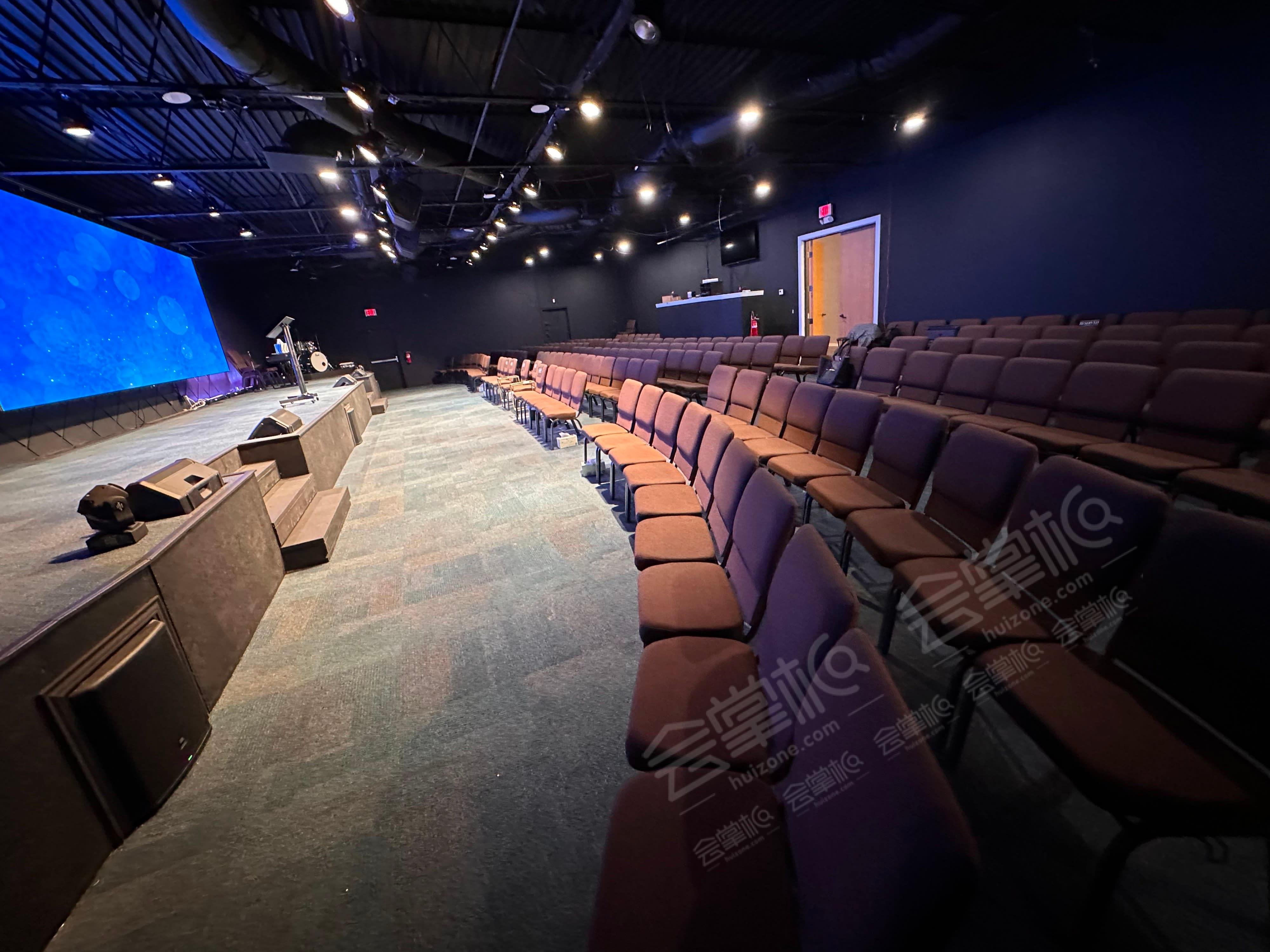 Spacious, lit, Led wall and media ready meeting or recording space in Grand Prairie