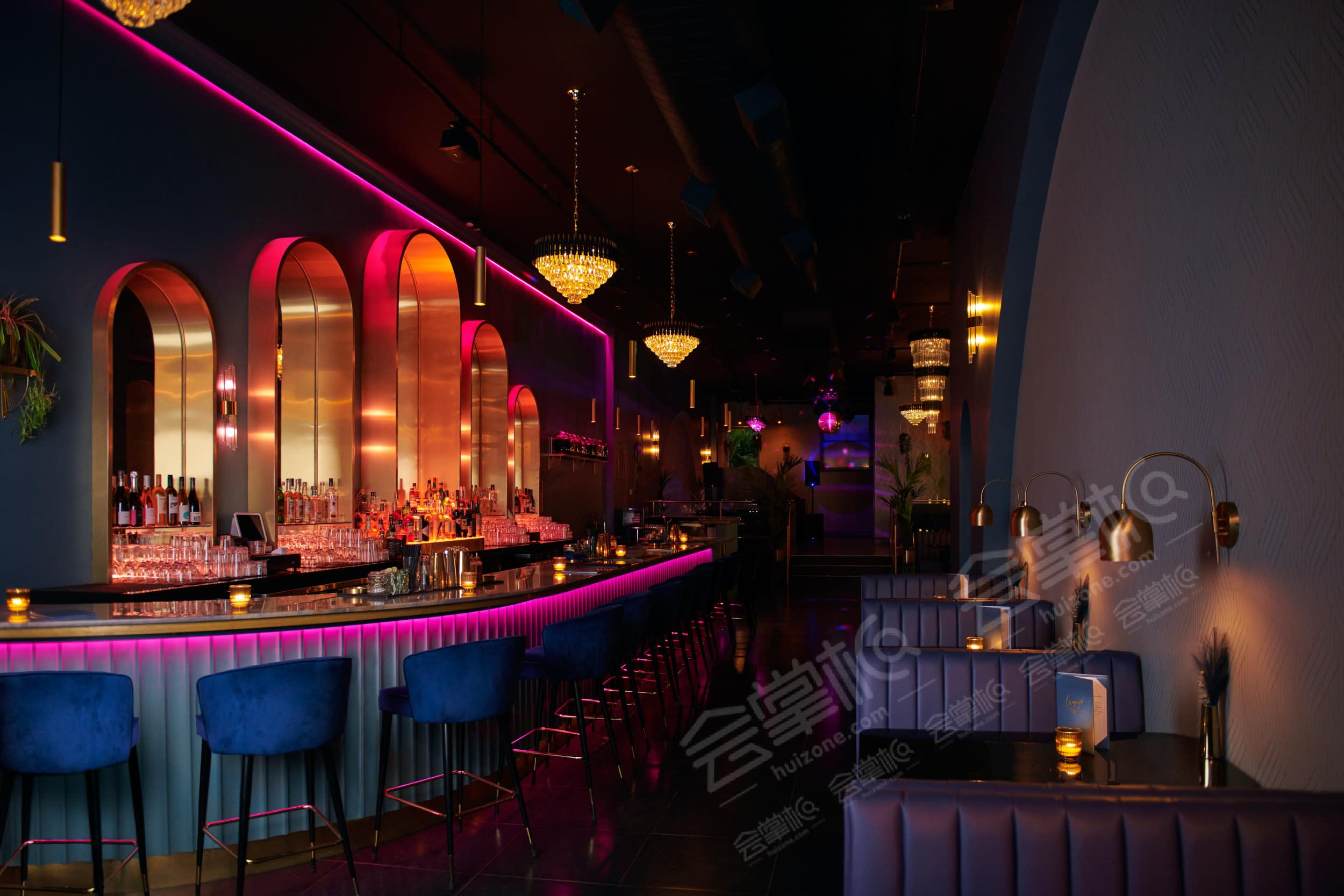 Stunning Art Deco Modern Spacious Cocktail Bar and Lounge 2100 sq ft w/ garden patio!!!