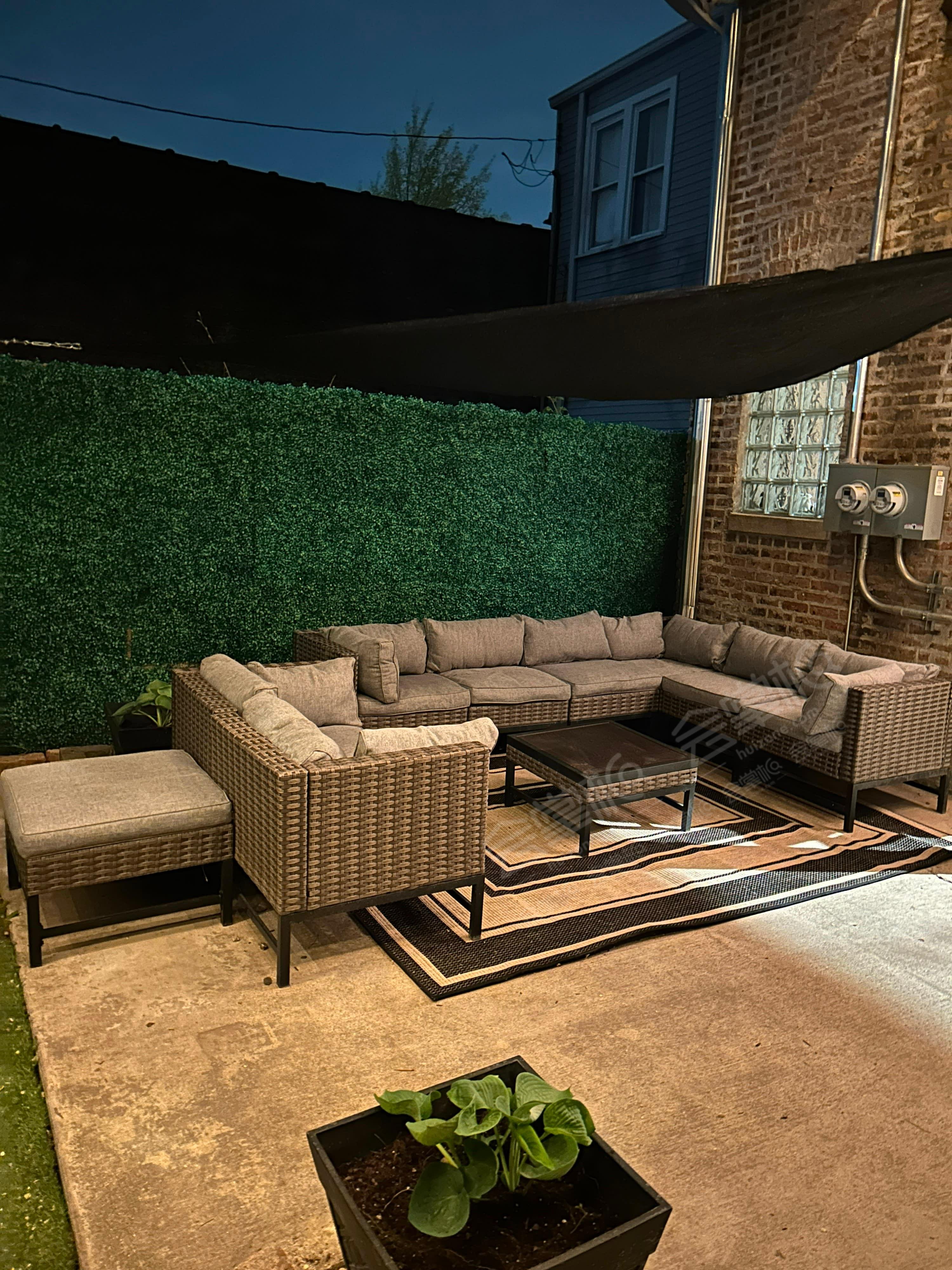 Outdoor Speakeasy Style Lounge Space Located Behind Our Boutique.