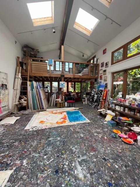 Spectacular hi-ceilinged Contemporary ART STUDIO and garden and Romantic Eclectic Spanish Style Bungalow