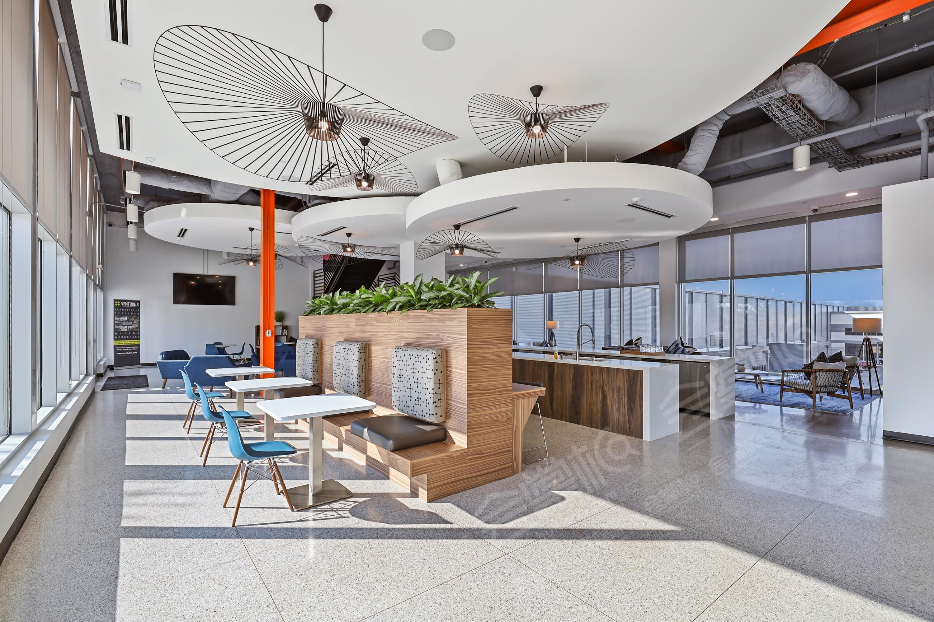 Mid Century Modern meets Coworking with direct views of Dallas Love Field