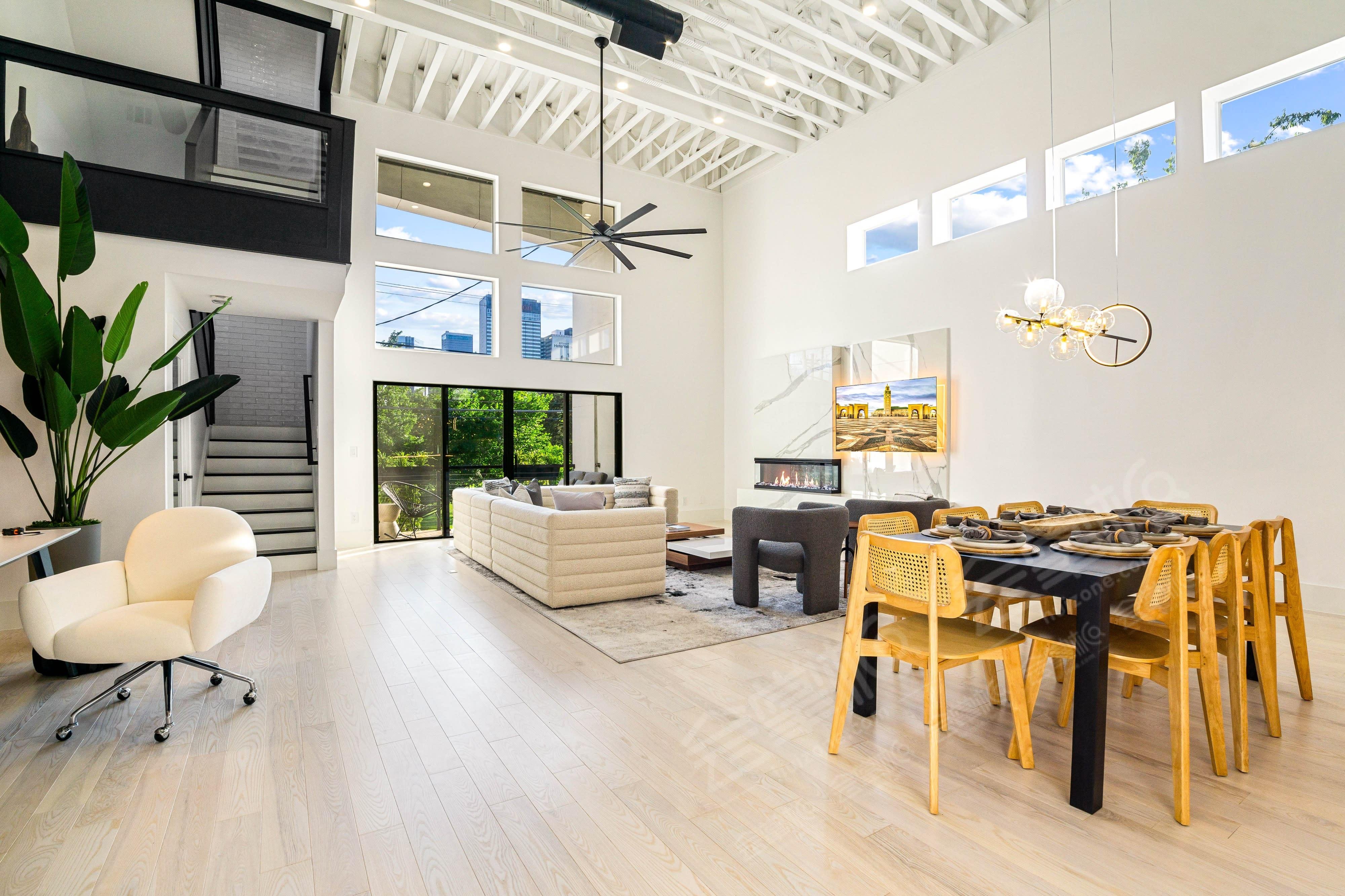 Modern 3-Story Home in Deep Ellum with Skyline View