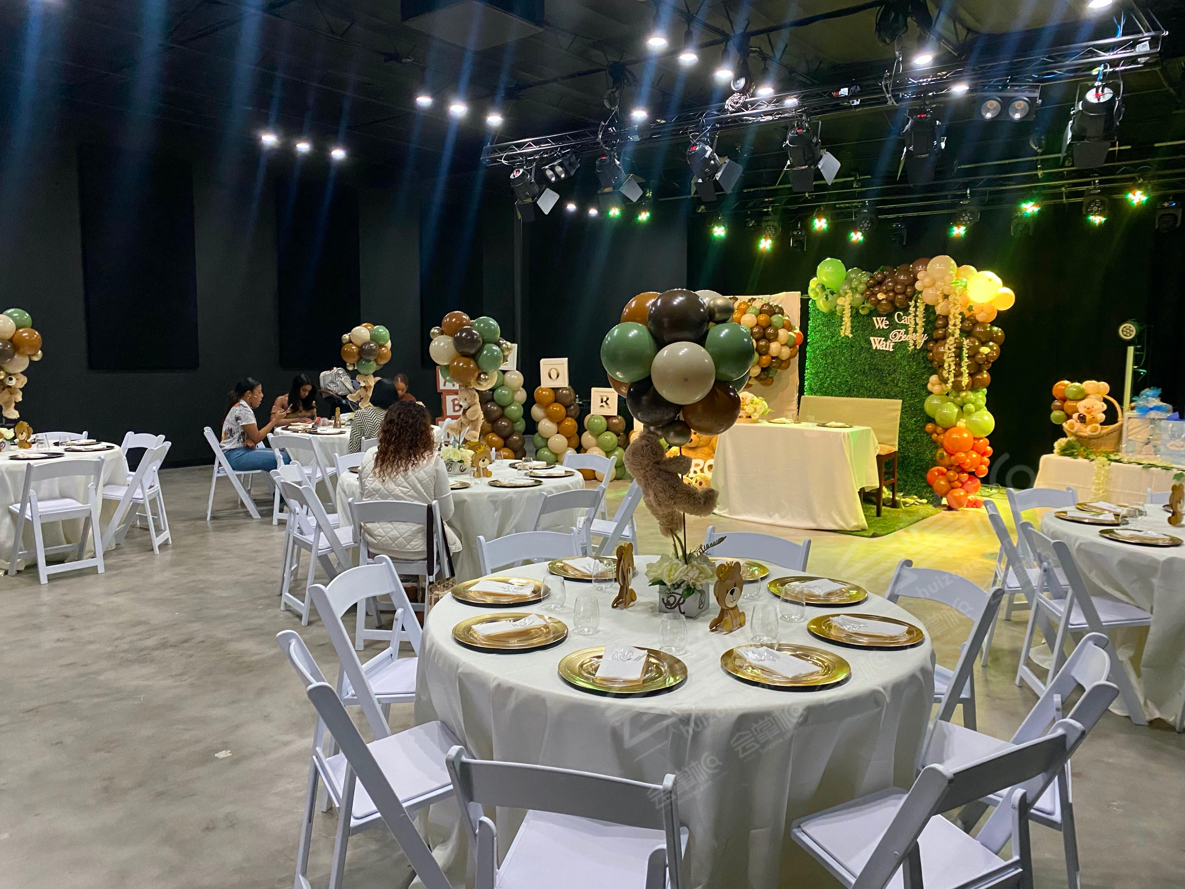 Spring Branch East Studio Event Space with Stage Lighting
