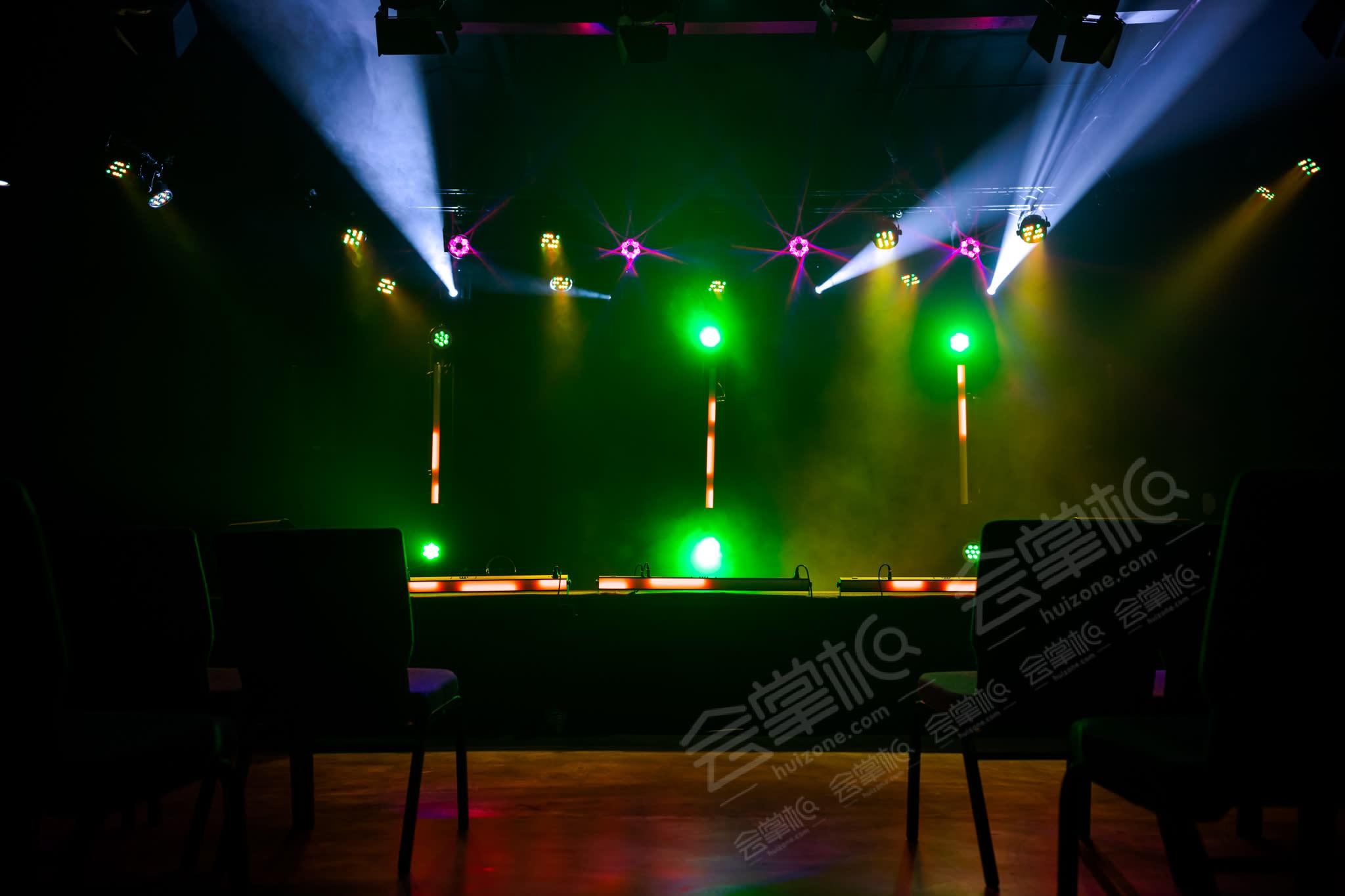 Spring Branch East Studio Event Space with Stage Lighting
