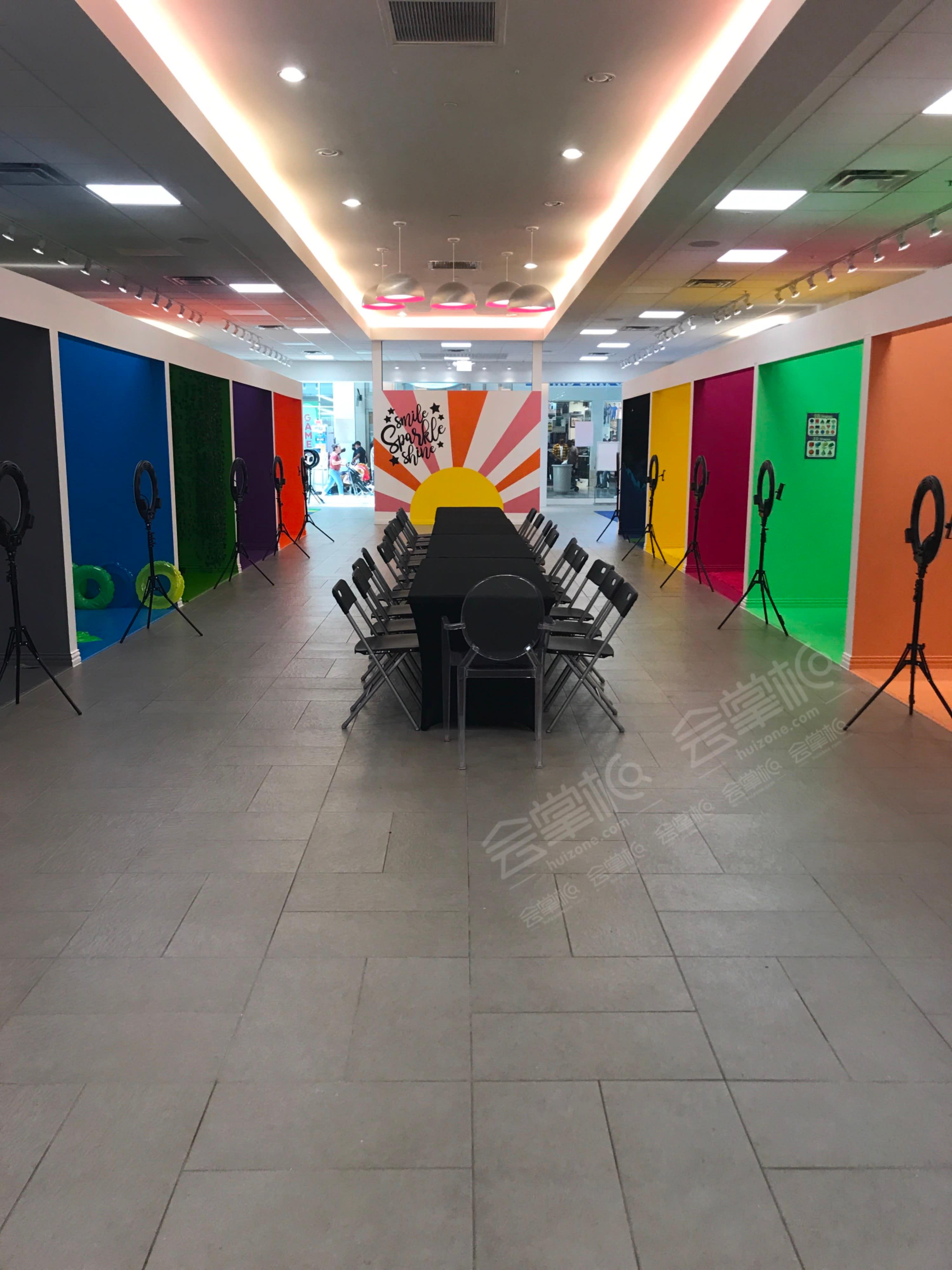 Photo studio with over 20 interactive photo booths and backdrops