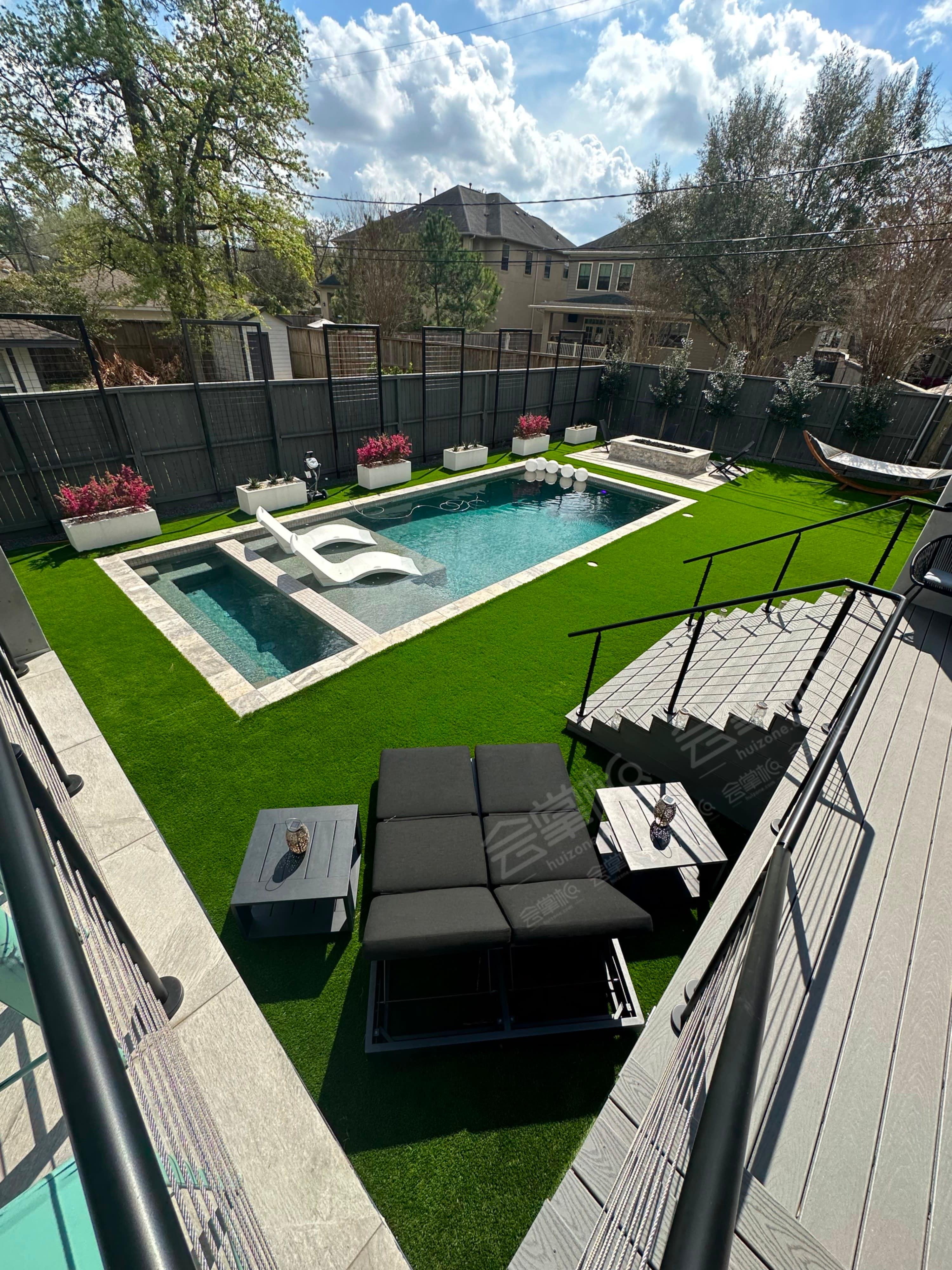 Modern backyard escape, pool