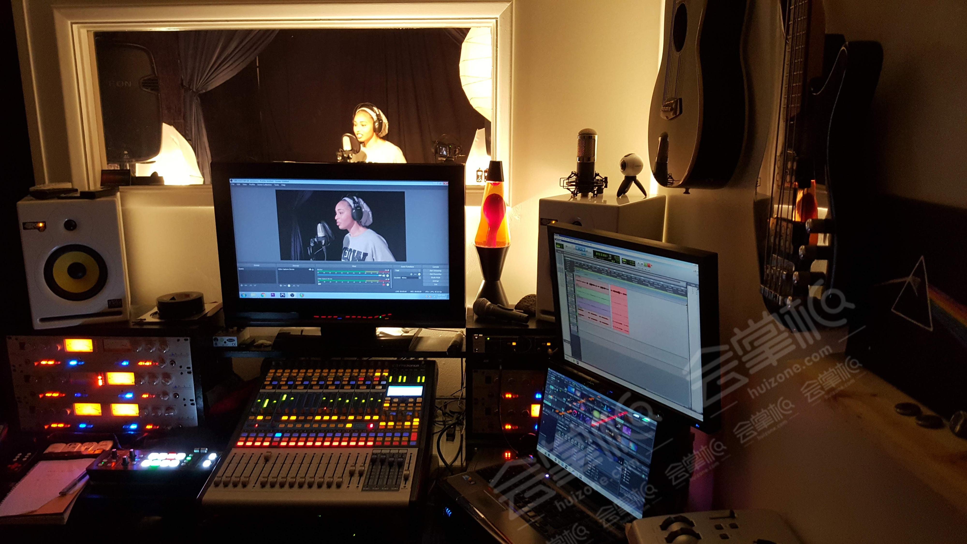 Recording Studio with Stage for Livestreaming Events