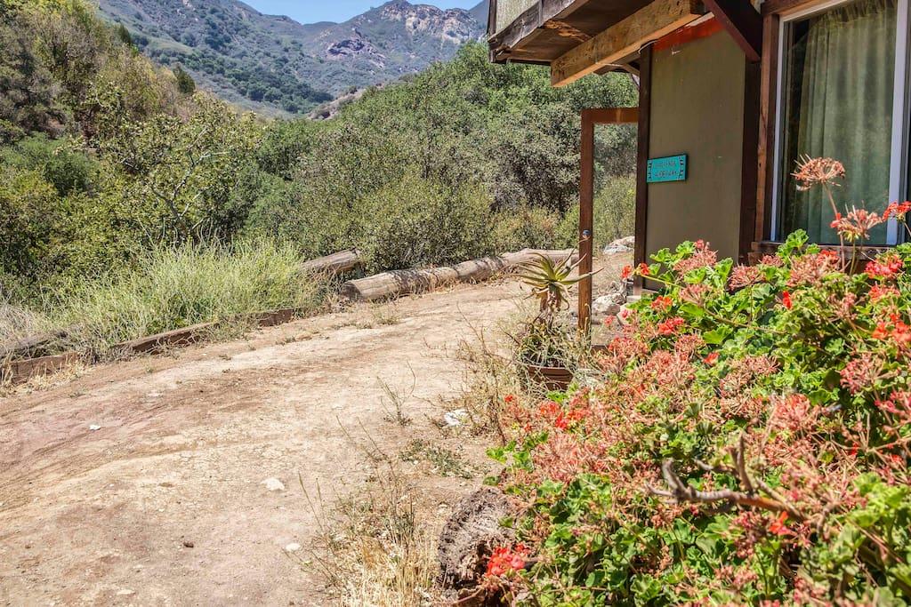 Incredible 13 acre ranch with a dozen artistic rustic cottages surrounded by nature