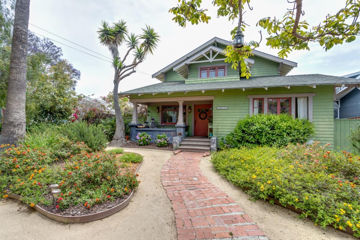 Beautiful Craftsman Home In Historic Ocean Park District of Santa Monica with music room and plenty of out door space.