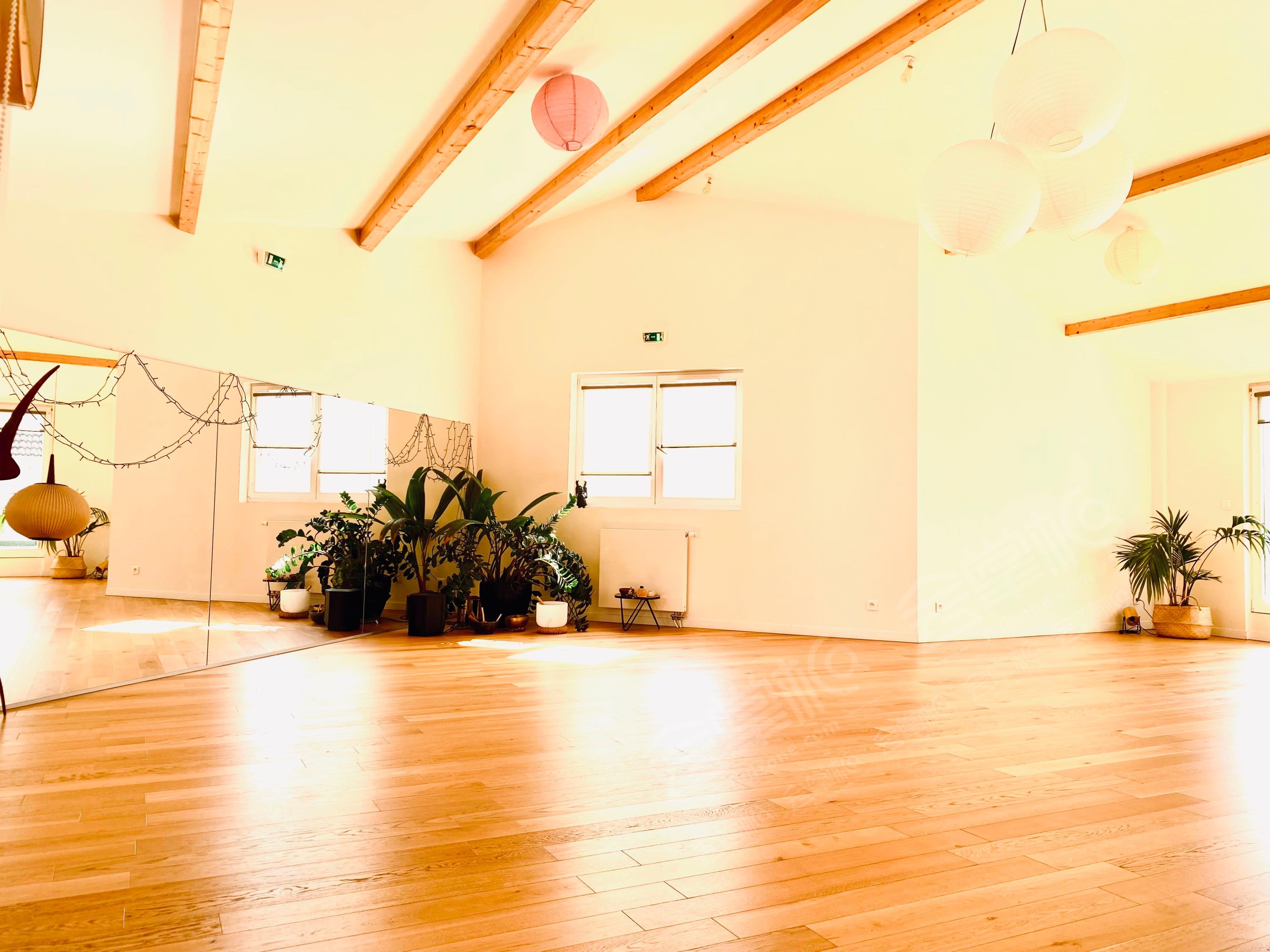 Salle lumineuse de 70 m² : ambiance zen et cosy
