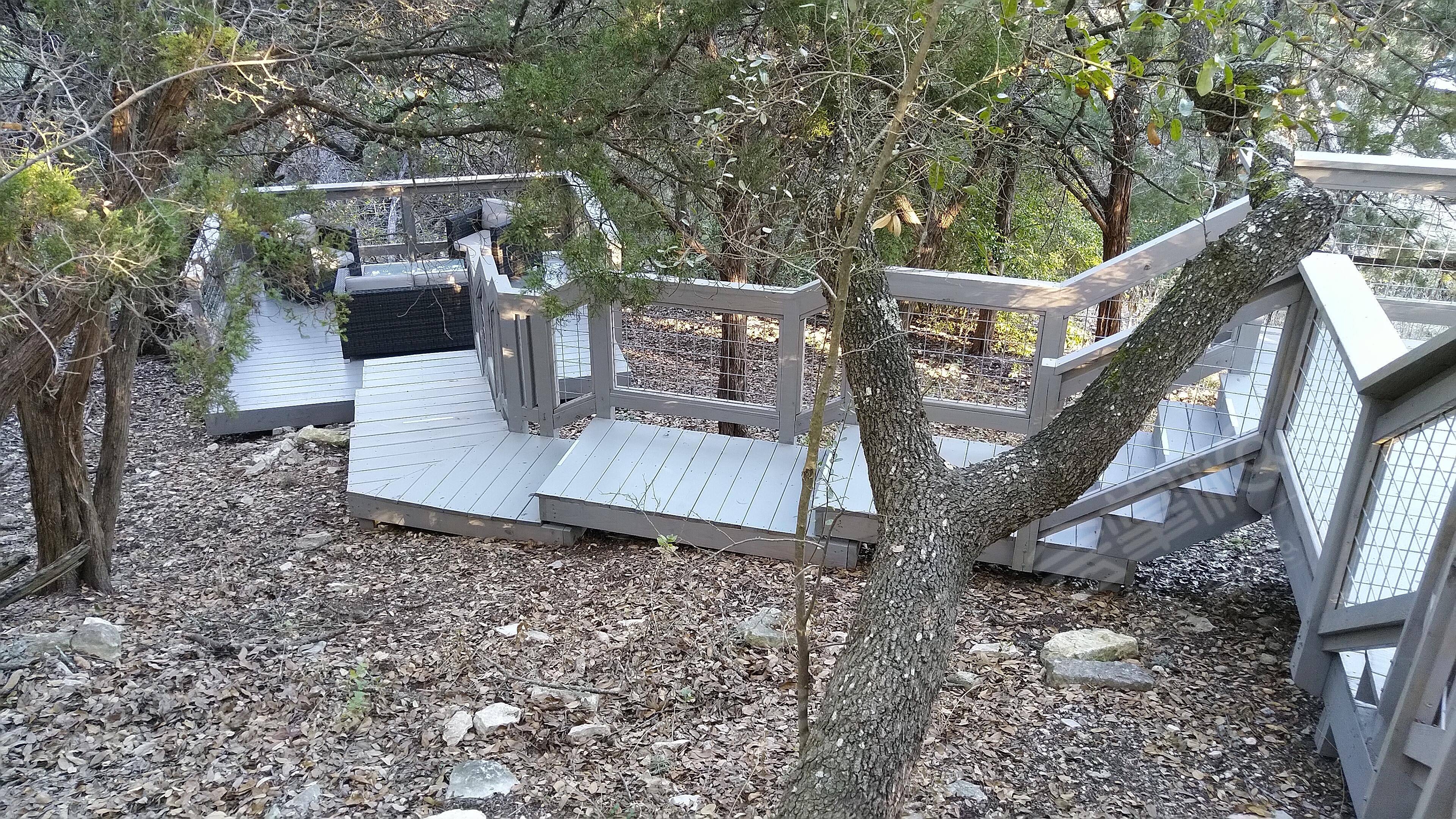 Decks in the Barton Creek greenbelt