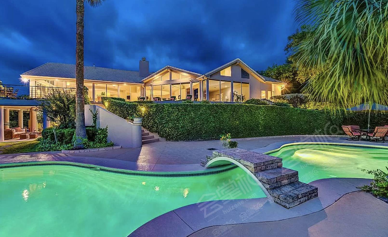 Elevated Mansion with Backyard Event Space: Waterfall, Pickleball, Pool & Outdoor Kitchen