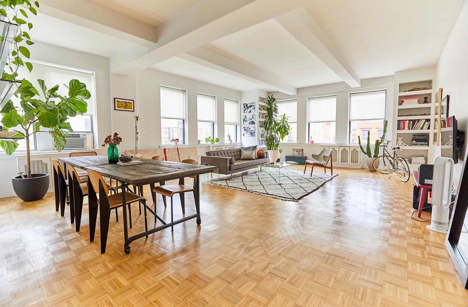 Sun-drenched 2,000 sq./ft. minimalist loft in East Village with high functionality