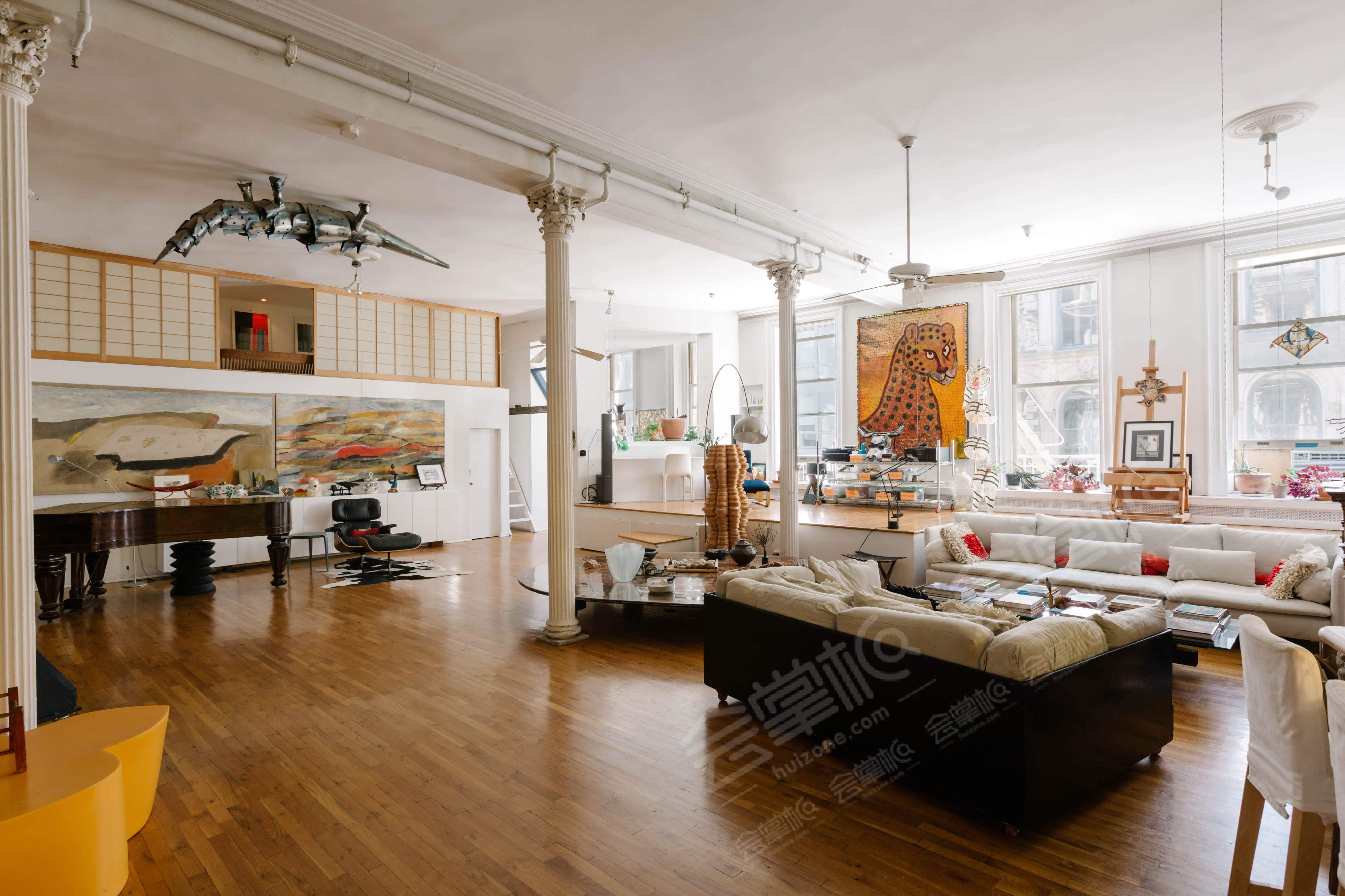 4,200 sq/ft lavish artist loft in Tribeca offering authentic creative magic of NYC