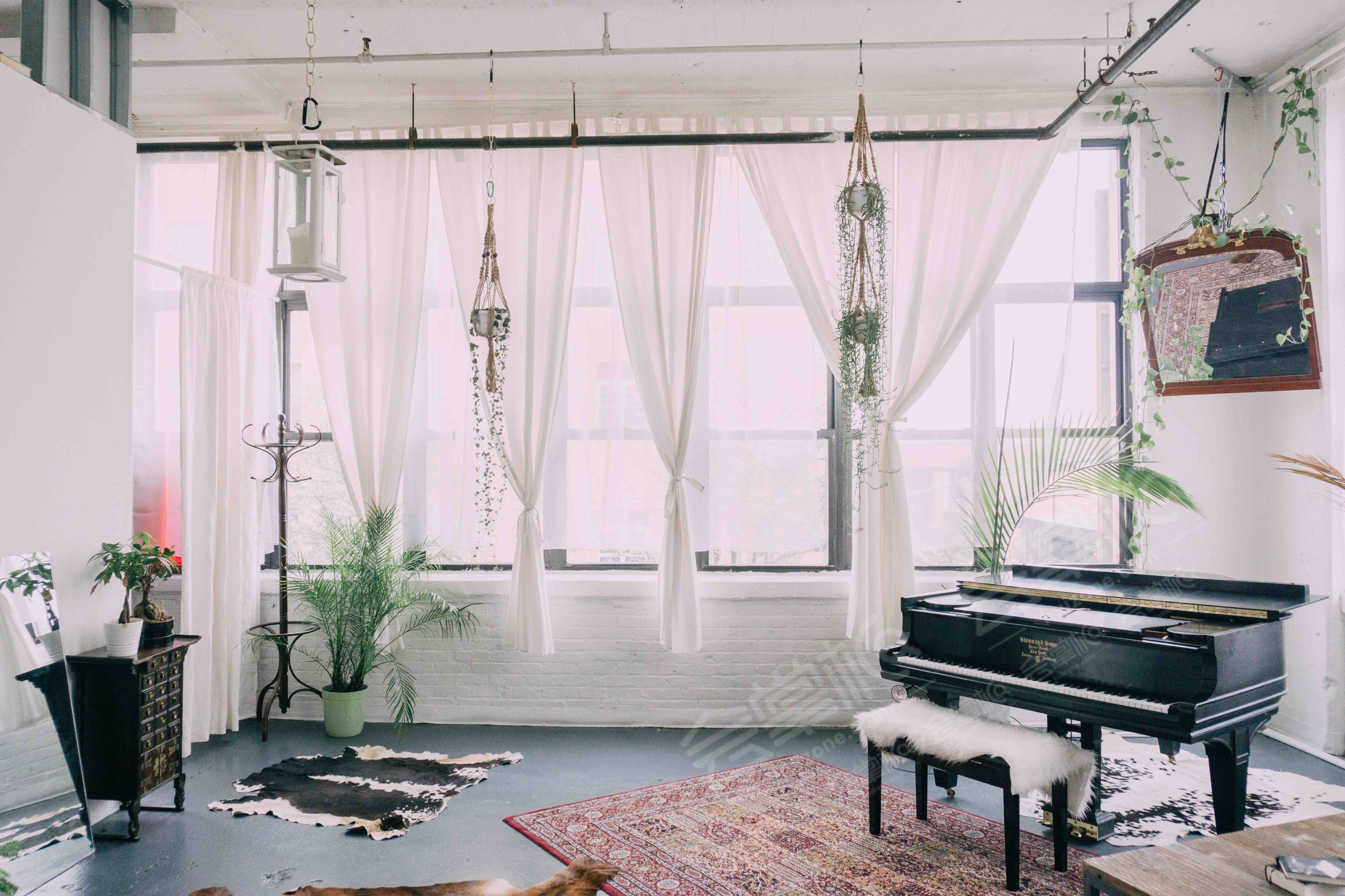 Sunny Spacious Piano and Plant Filled Brooklyn Loft