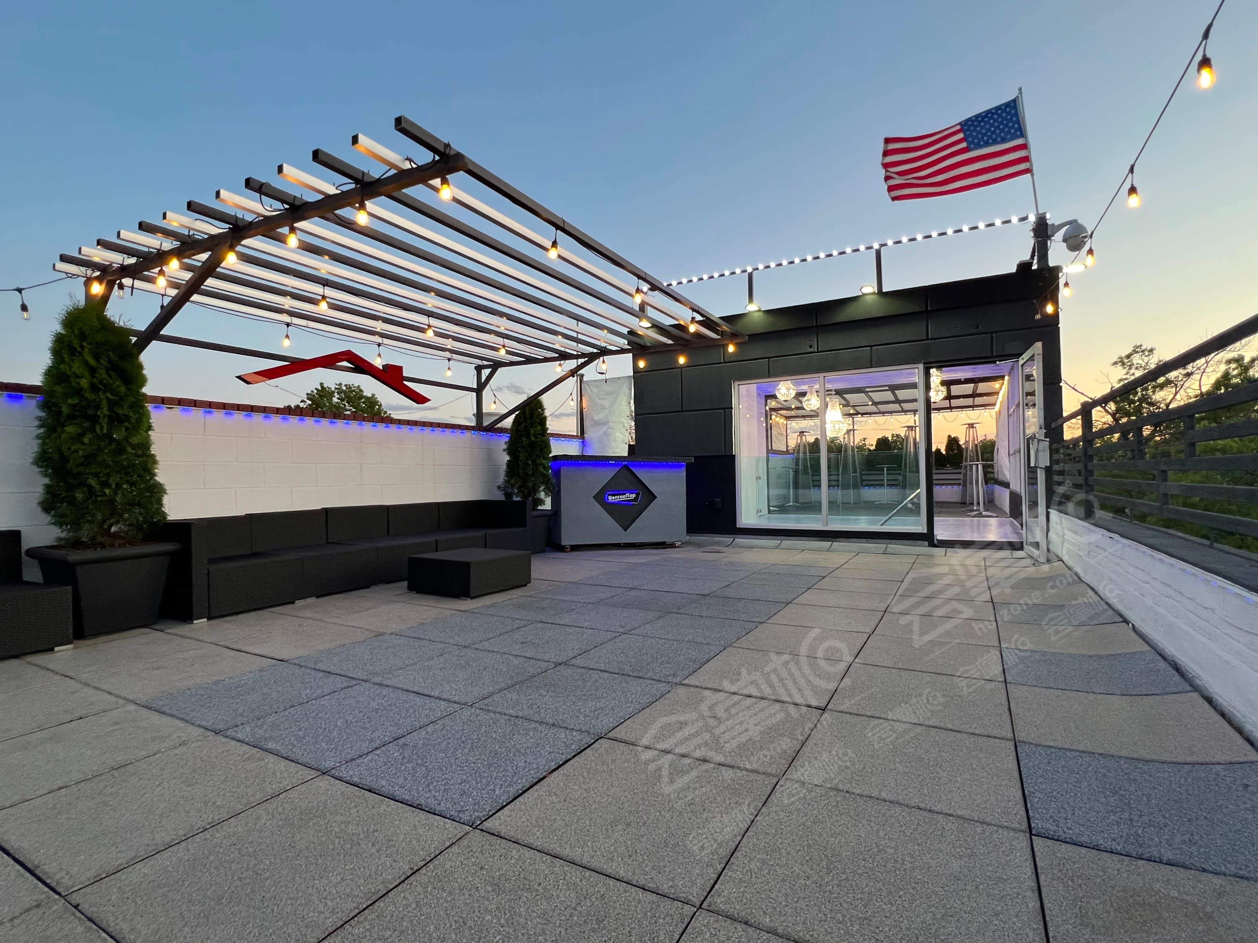 All-Weather RoofTop at the Heart of Atlantic Av-(Queens) Outdoor space for Dinner, Wedding, Film Shoot, Corporate Event & Small Intimate Events.