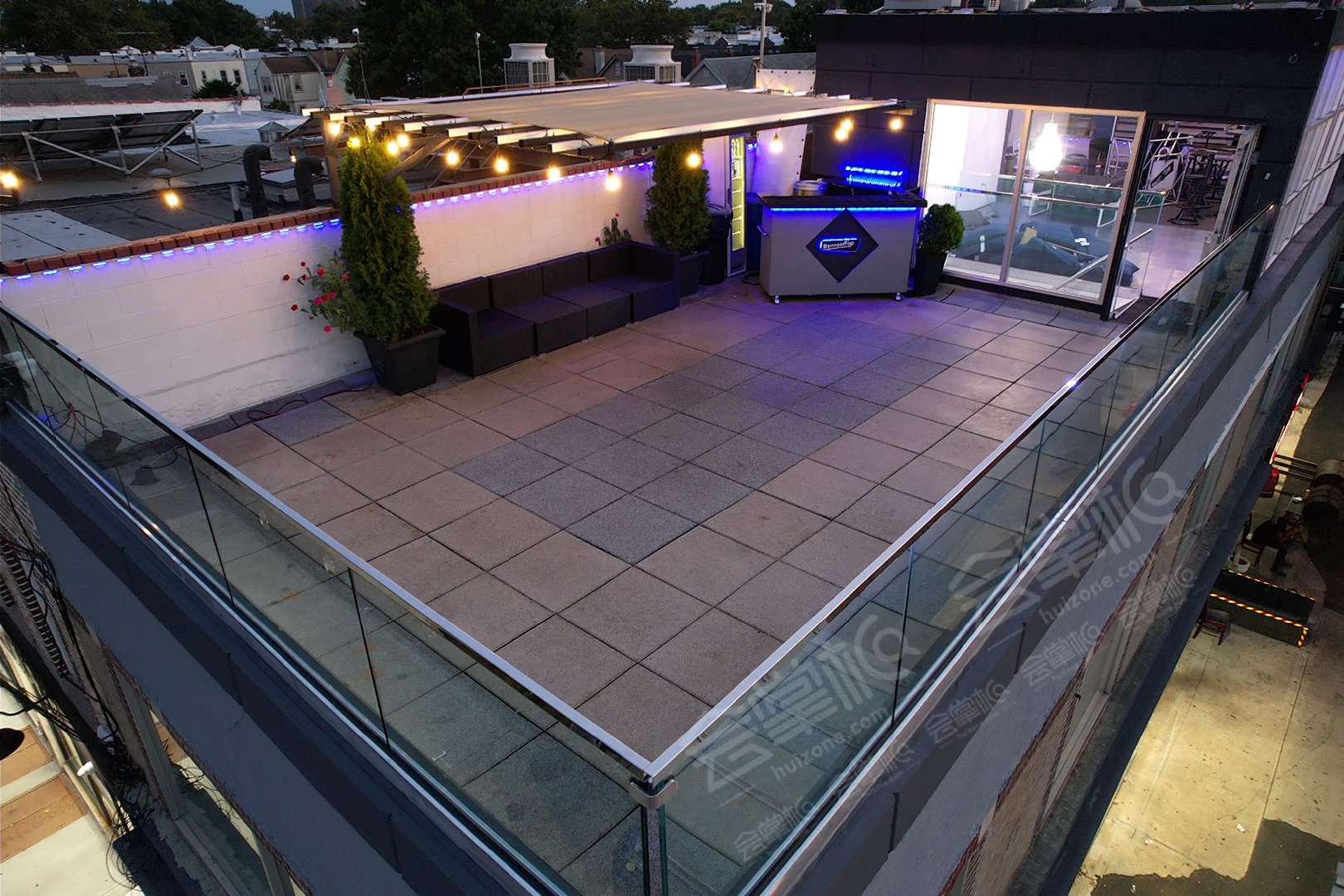 All-Weather Rooftop Outdoor Private Event.