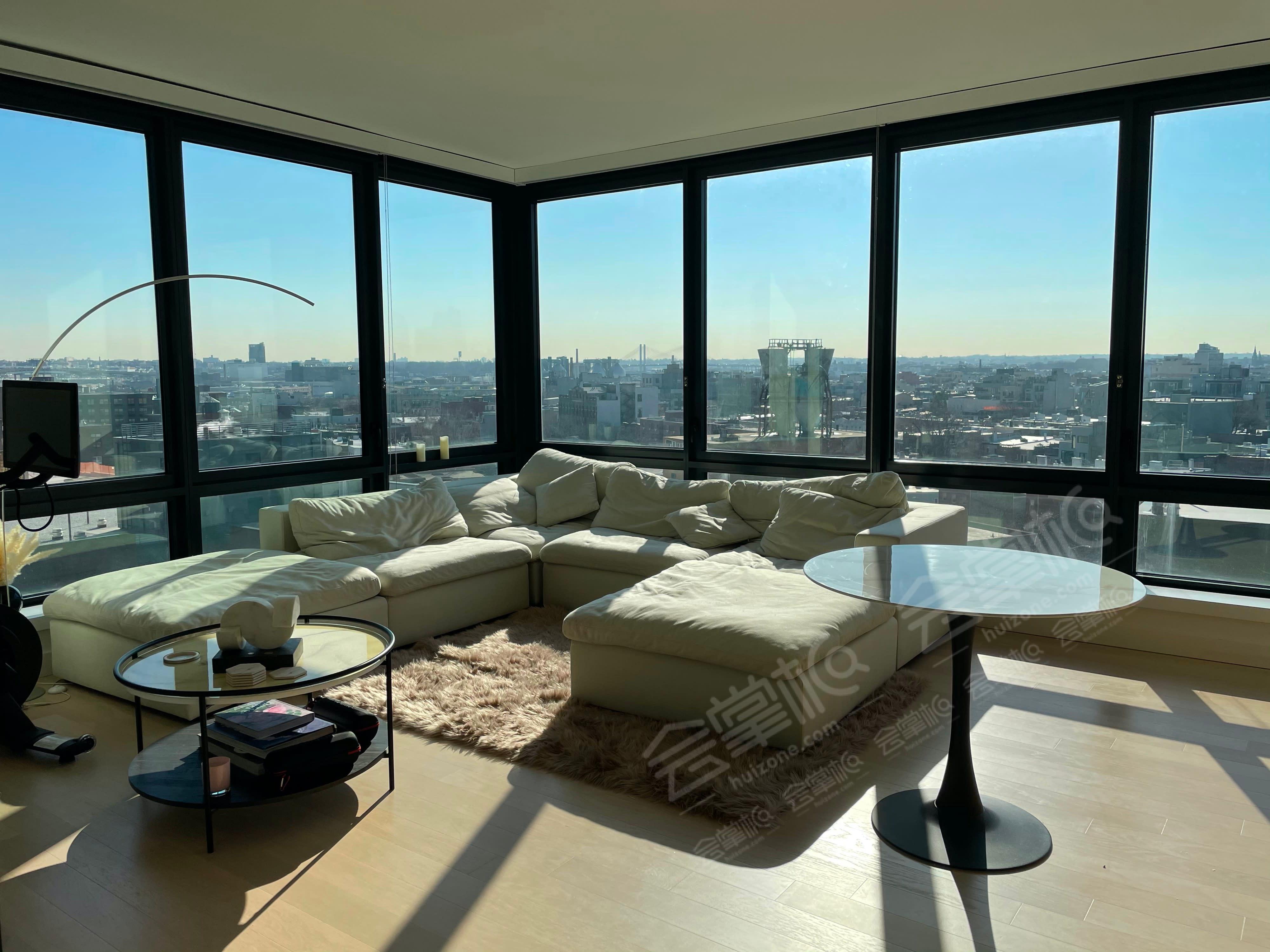 Sun Filled Apartment with Floor to Ceiling Windows