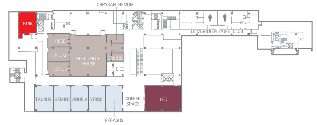 臺(tái)北寒舍艾美酒店 Le Meridien Taipei場地環(huán)境基礎(chǔ)圖庫