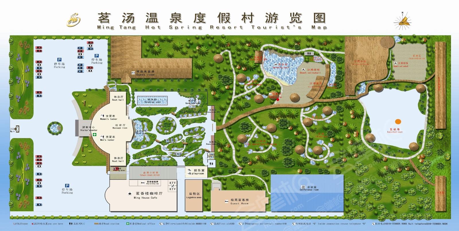 霸州茗湯溫泉度假村場地環(huán)境基礎(chǔ)圖庫